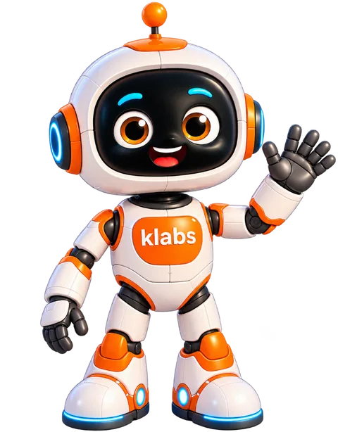K LABS robot waving